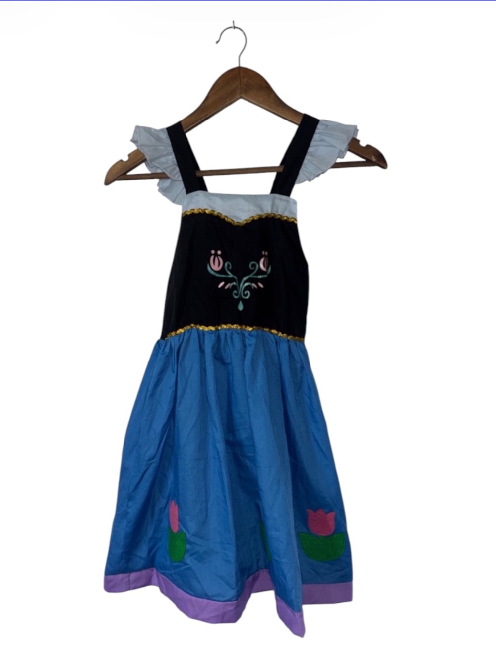 Disney Princess Anna Frozen Play Dress-Up Costume Dress Cotton Size 10